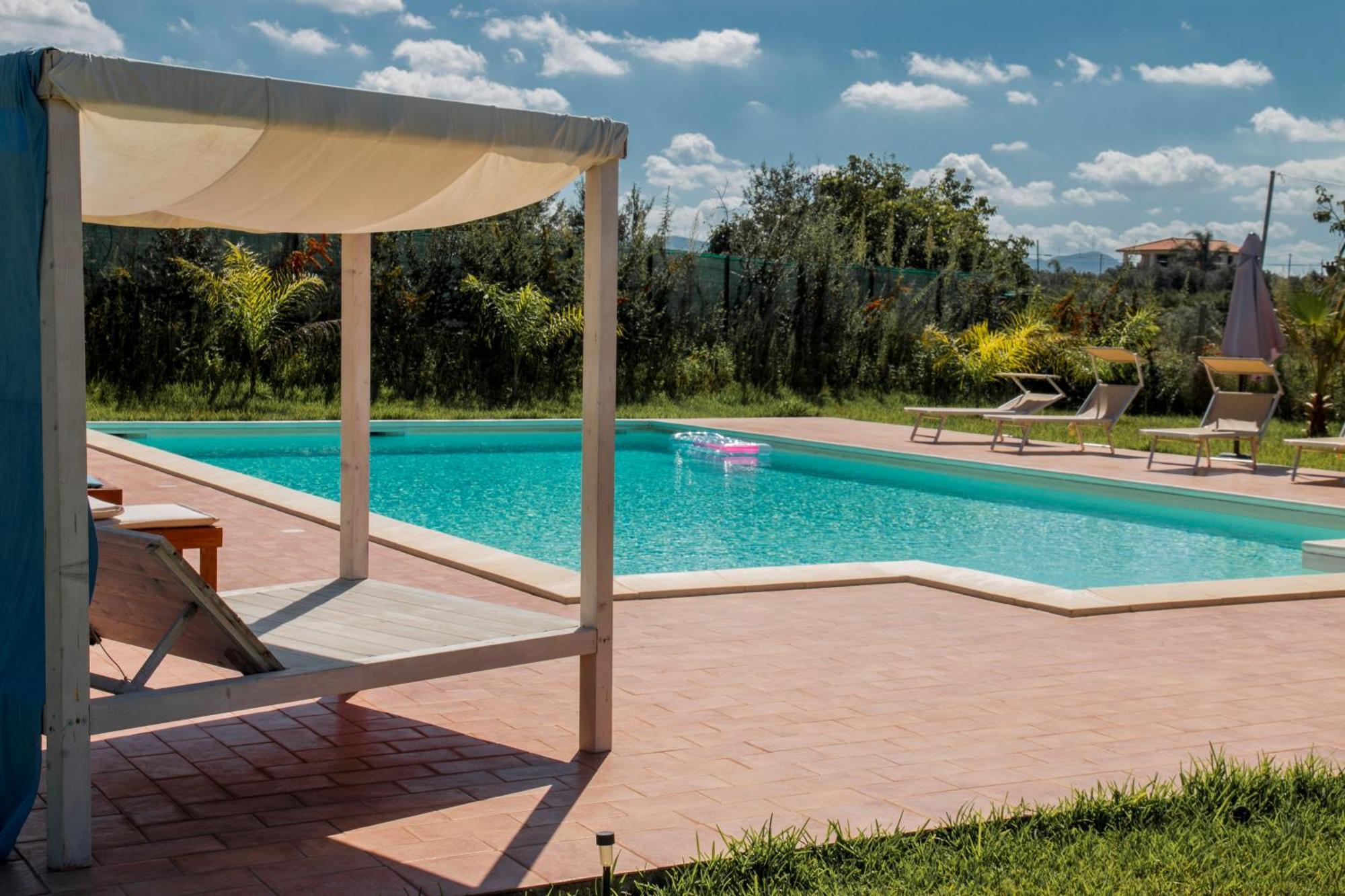 Villa con piscina Casale di Giò nel Golfo di Castellammare Partinico Exterior foto