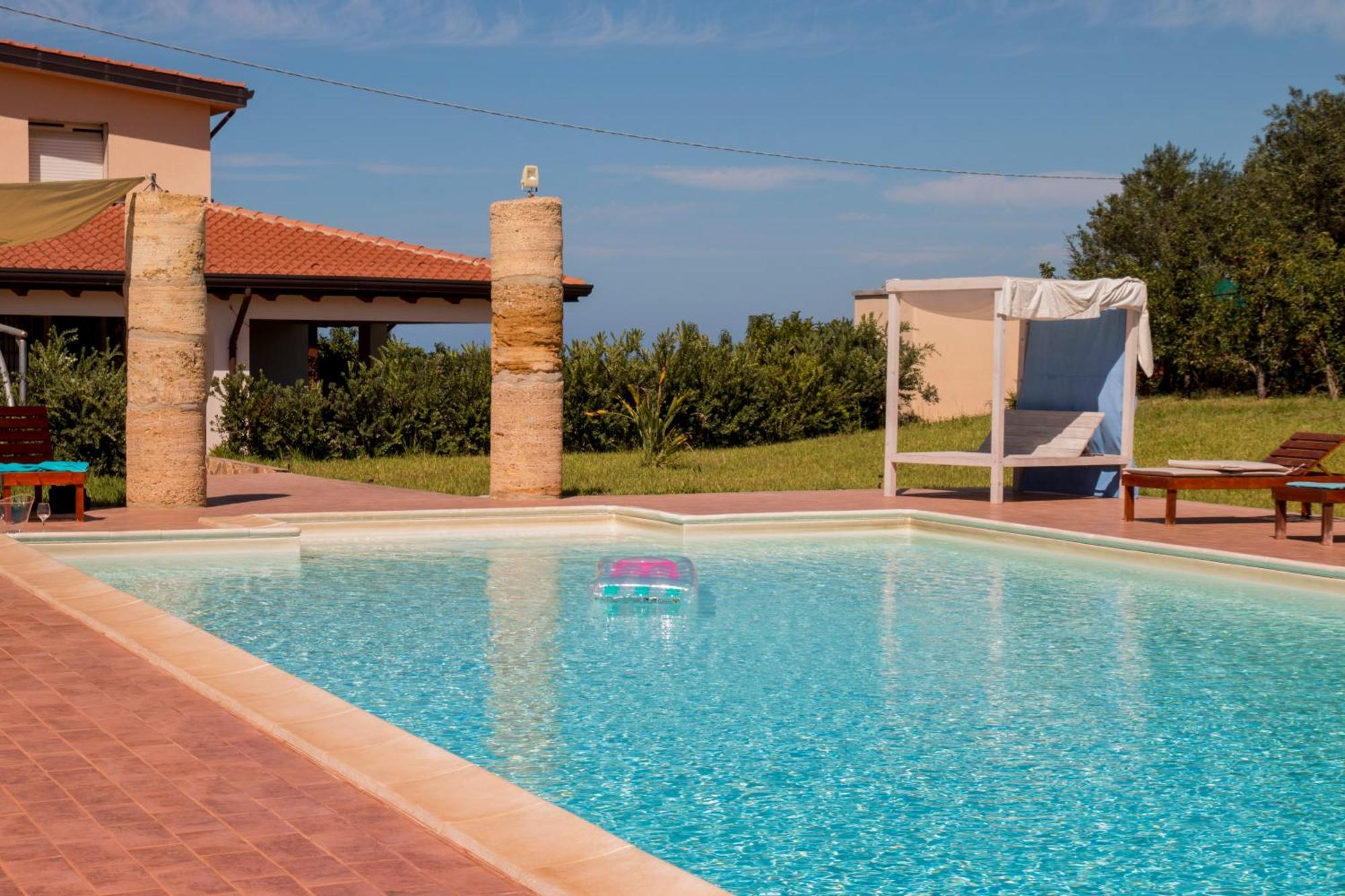 Villa con piscina Casale di Giò nel Golfo di Castellammare Partinico Exterior foto